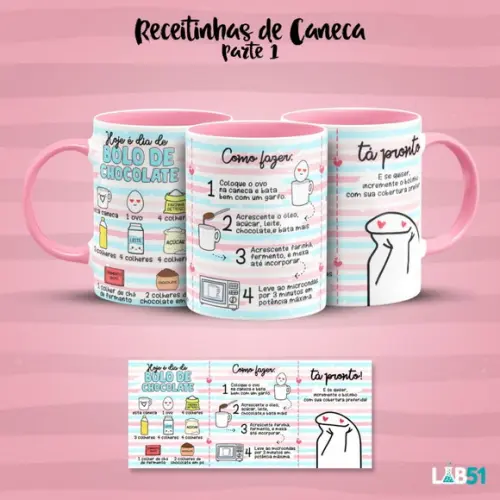 Caneca Personalizada Com Receita