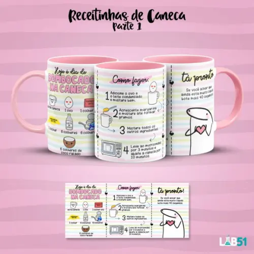 Caneca Personalizada Com Receita