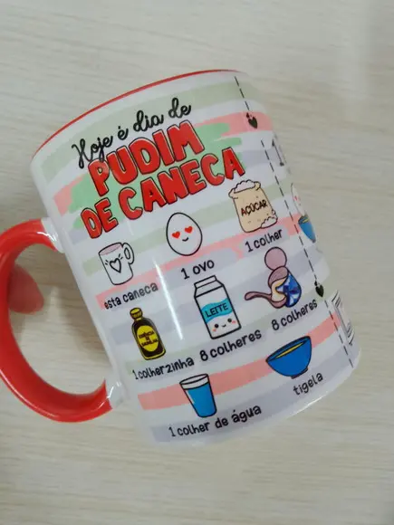 Caneca Personalizada Com Receita