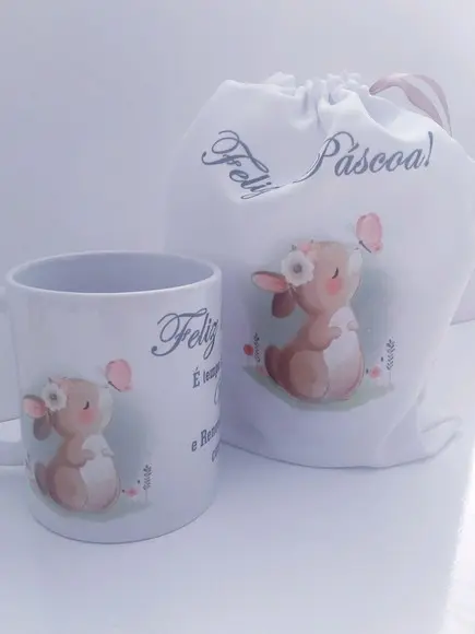 Caneca Personalizada de Páscoa