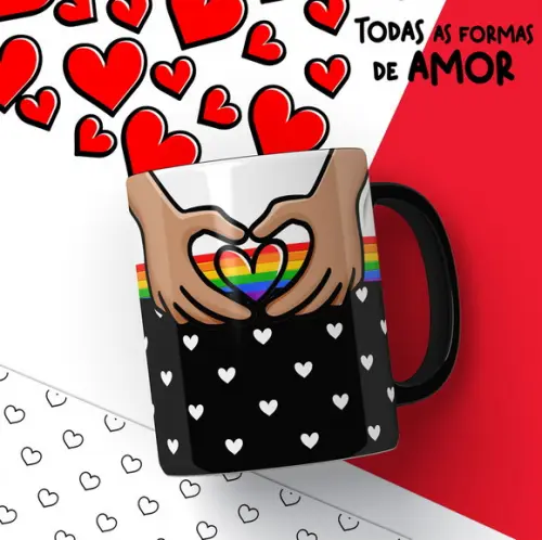 Caneca Presente para Dia dos Namorados