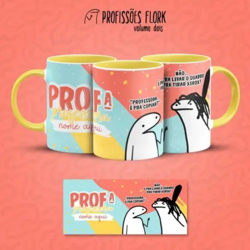 Caneca profissões Flork