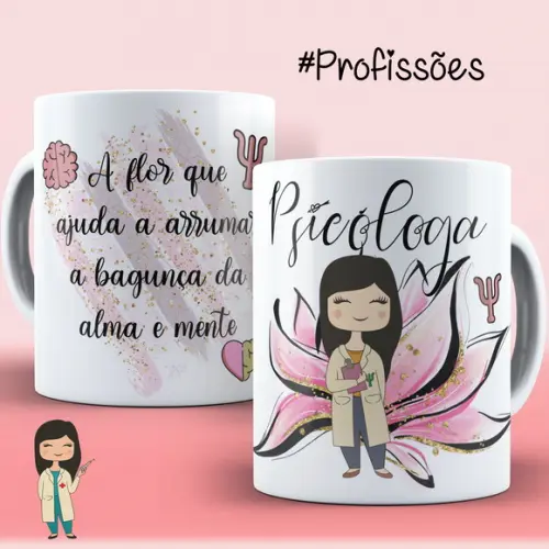 Caneca Psicóloga