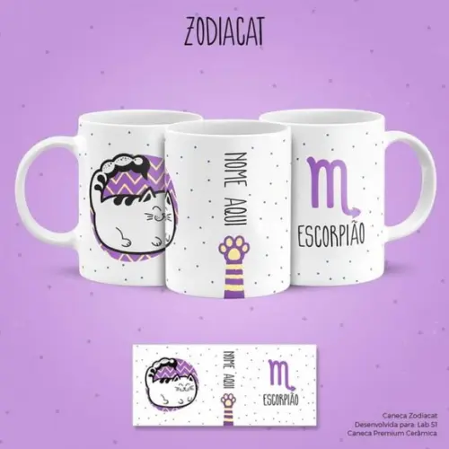 Caneca Signo de Escorpião