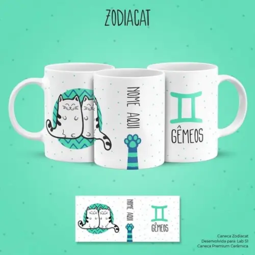 Caneca Signo de Gêmeos