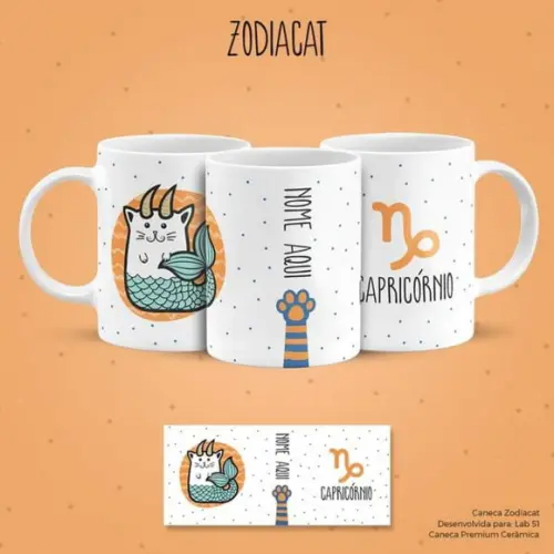 Caneca Signo de Capricórnio