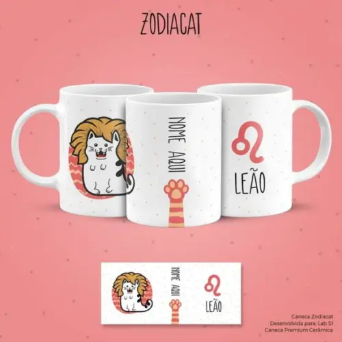 Caneca Signo de Leão
