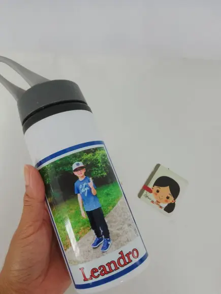 Garrafa Squeeze de Alumínio Volta as Aulas