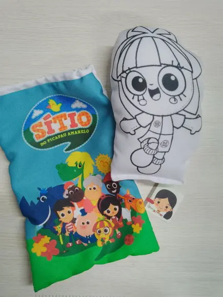 Kit 15 Almofadas Pinte e Lave + Saquinho Personalizado