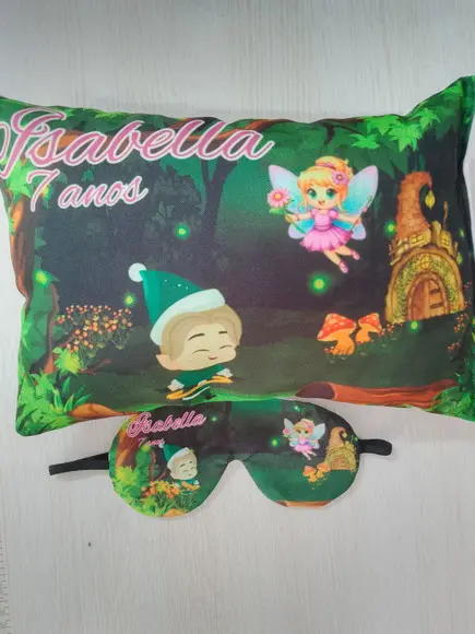 Kit Almofada (20x30) + Máscara de Dormir
