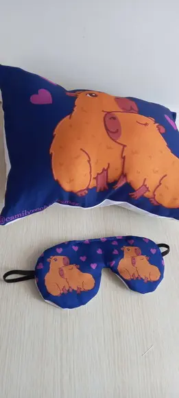 Kit Almofadinha (27x19) + Máscara de Dormir