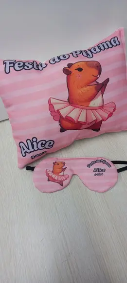 Kit Almofadinha (27x19) + Máscara de Dormir