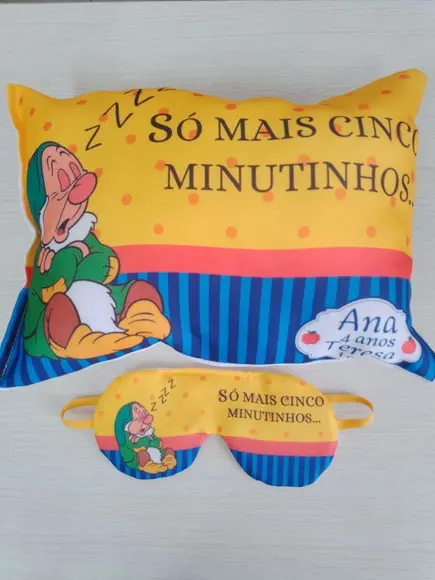 Kit Almofadinha (27x19) + Máscara de Dormir