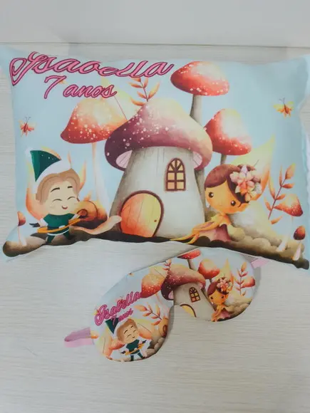 Kit Almofadinha (27x19) + Máscara de Dormir