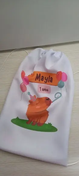 Mochilinha Personalizada em Tecido