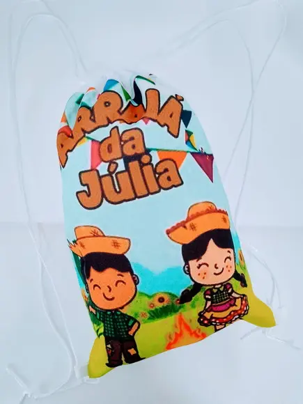 Mochilinha Personalizada em Tecido