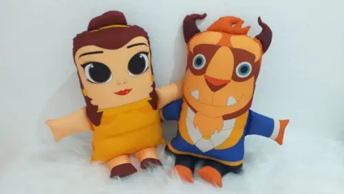 Naninha a Bela e a Fera Personalizada
