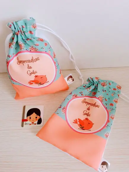 Saquinho em Tecido Personalizado