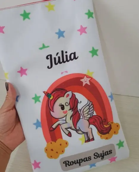 Saquinho Roupa Limpa e Roupa Suja