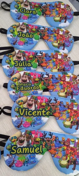 Tapa Olho Personalizado com Nomes