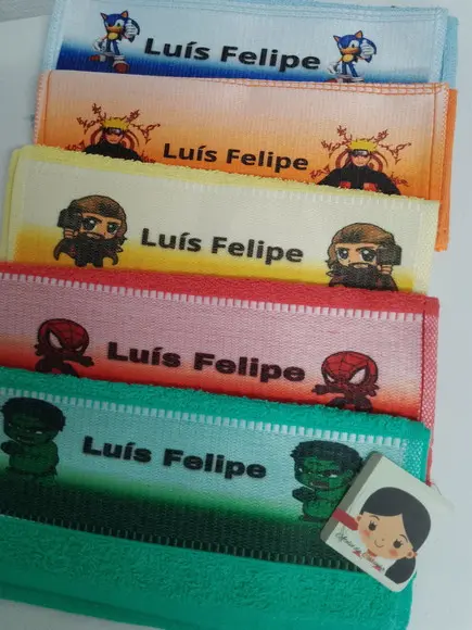 Toalhinha Lavabinho Personalizada