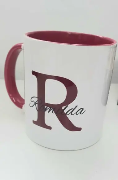 Caneca Alfabeto Personalizada