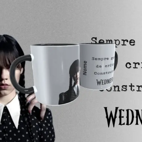 Caneca Personalizada Wednesday