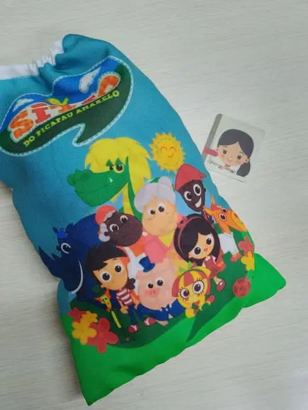 Kit 15 Almofadas Pinte e Lave + Saquinho Personalizado