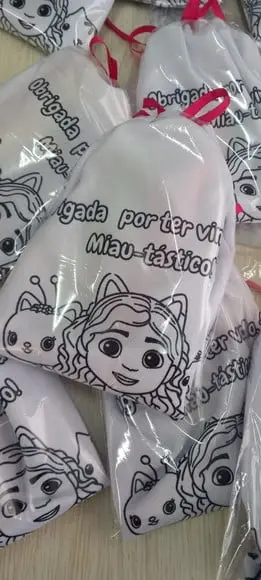 Mochilinha Pinte e Lave com Canetinha