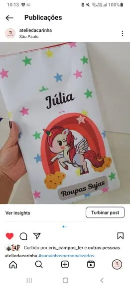 Saquinho Roupa Limpa e Roupa Suja
