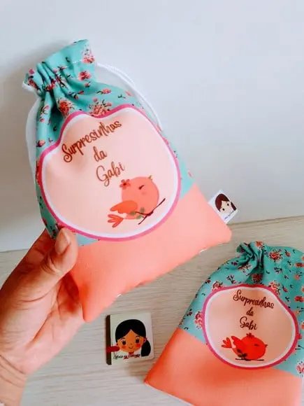 Saquinho em Tecido Personalizado