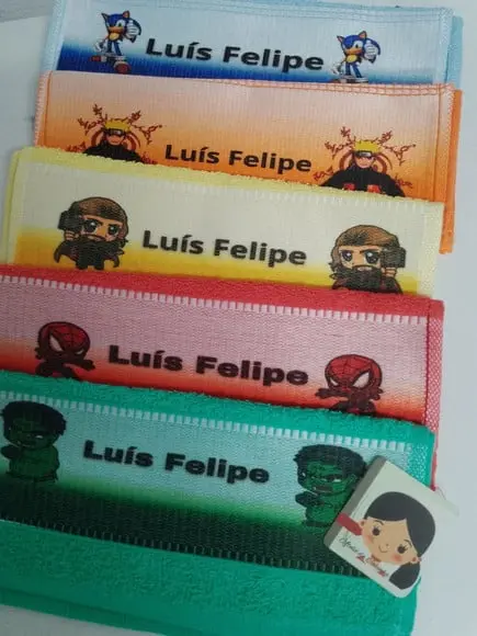 Toalhinha Lavabinho Personalizada