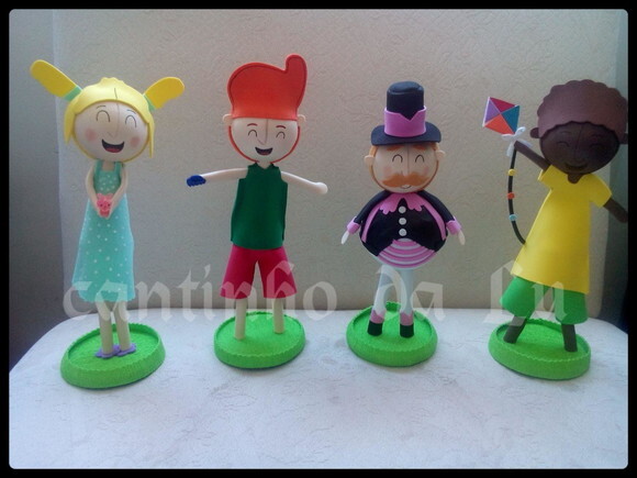 Bonecos Bita e sua turma