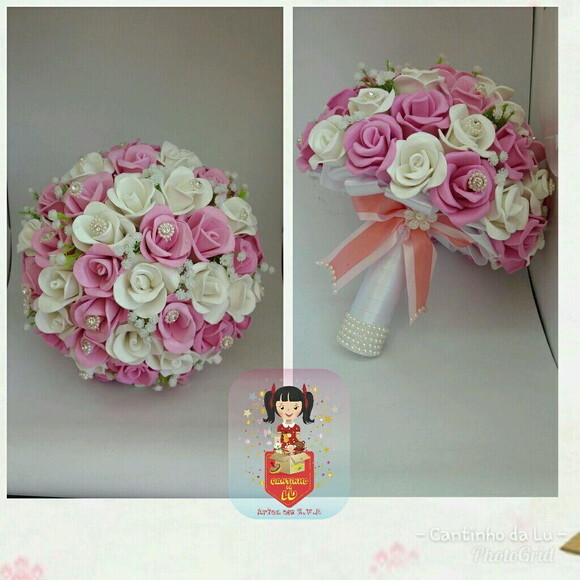 Bouquet de rosas em eva