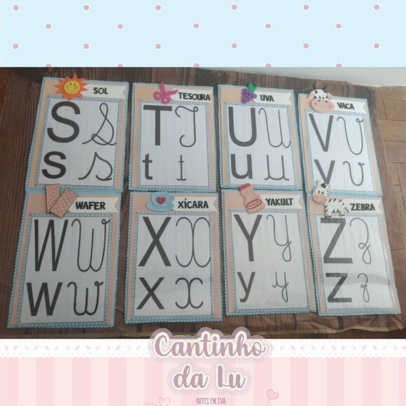 Cartazes do Alfabeto