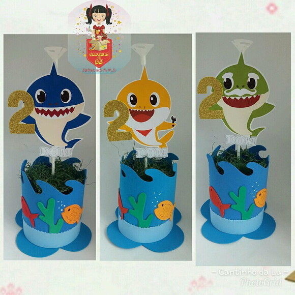 Centro de Mesa Baby Shark