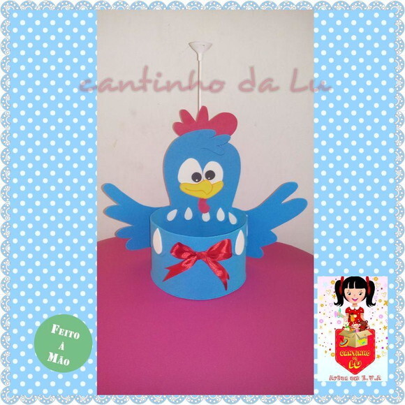 Centro de mesa galinha pintadinha