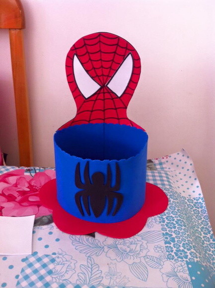 Centro de mesa Homem Aranha