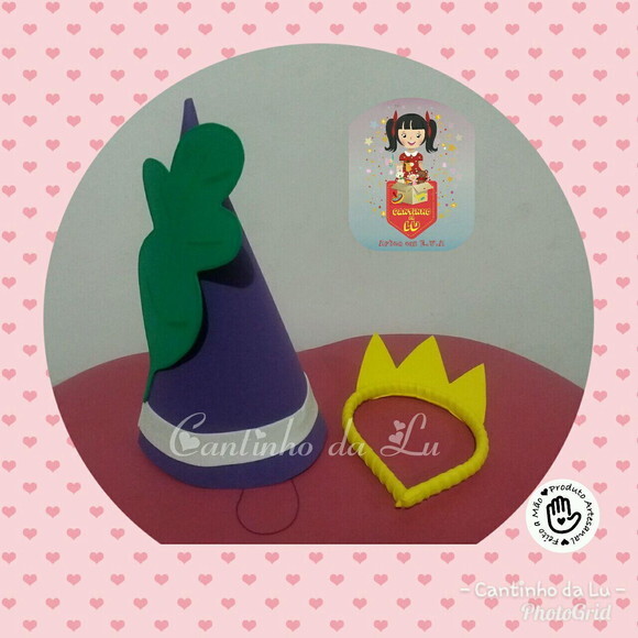 Chapéu e Tiara Coroa Ben & Holly