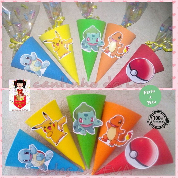 Cones Guloseimas Pokémon