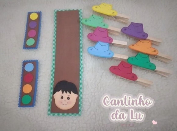 Jogo Associação das Cores Caipira
