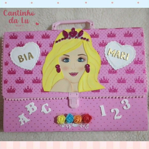 Maleta Alfa-numérica e Sílabas Barbie