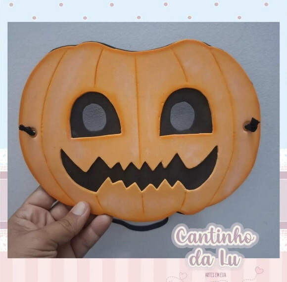 Máscara Abóbora Halloween