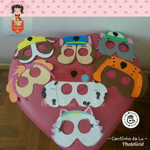Máscaras Patrulha Canina