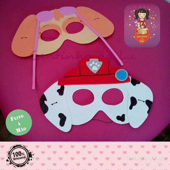 Máscaras Patrulha Canina
