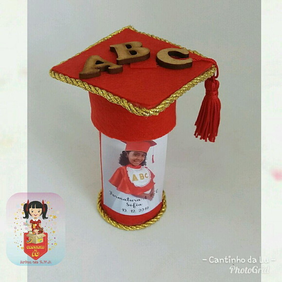 Mini Canudo Formatura Abc