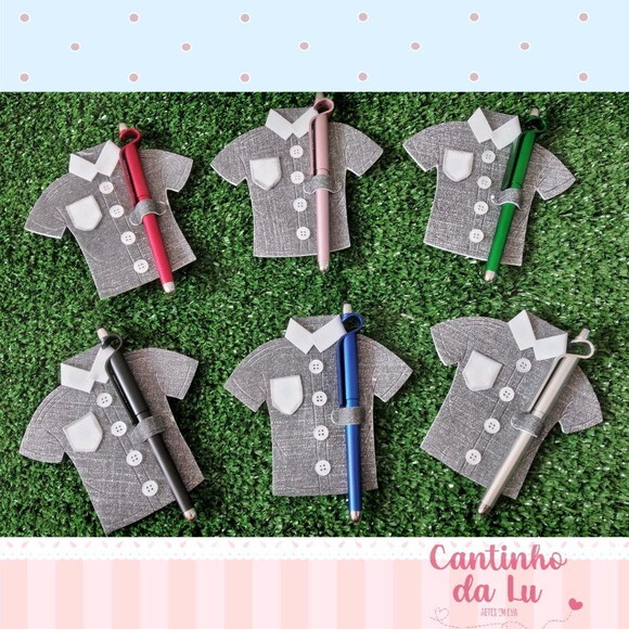 Mini Camisa com Porta Caneta