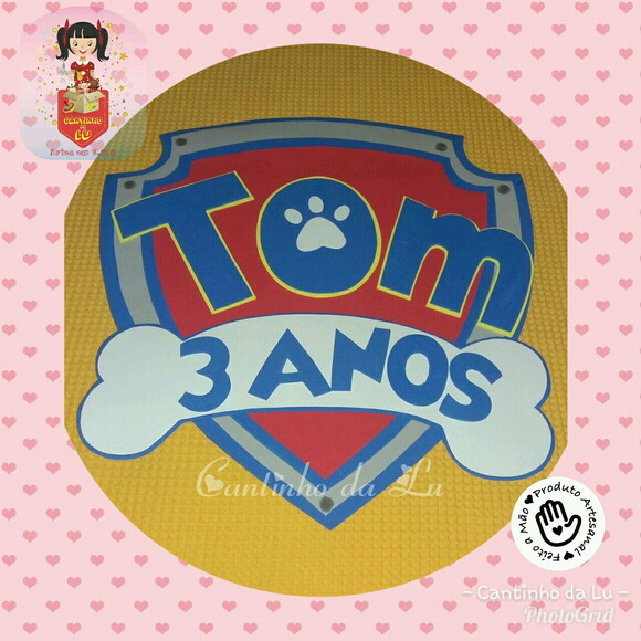 Painel Símbolo Patrulha Canina