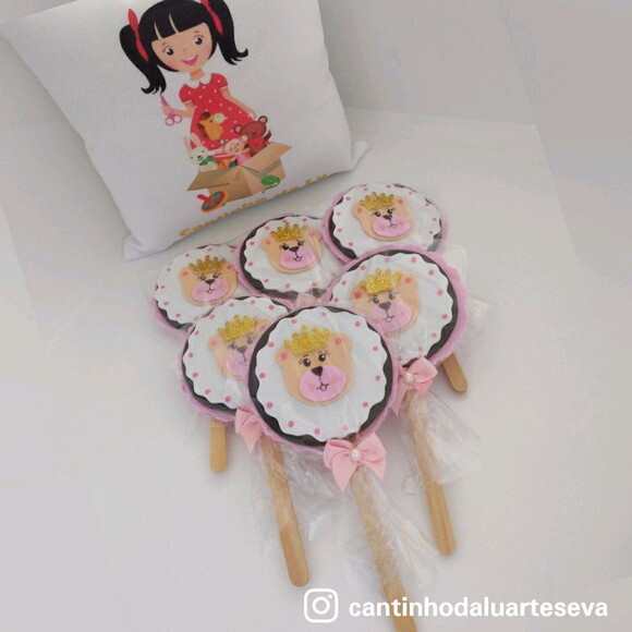Pirulitos Fake Eva Princesa Ursinha