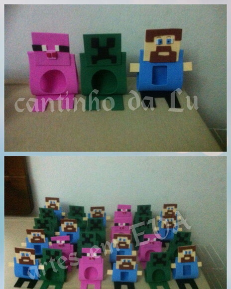 porta-bombons minecraft